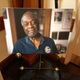 Payne’s image greets mourners.